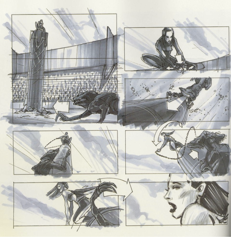 Illustration for article titled Storyboards reveal the amazing Star Wars prequel you never saw